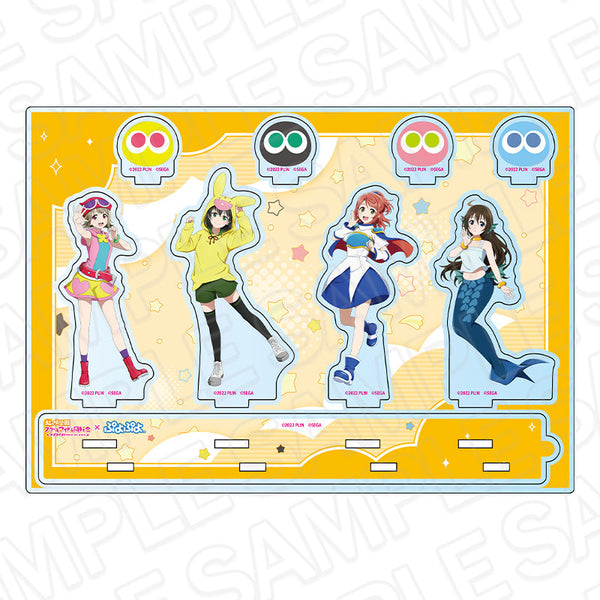 『ラブライブ!虹ヶ咲学園スクールアイドル同好会×ぷよぷよ』アクリルジオラマ A